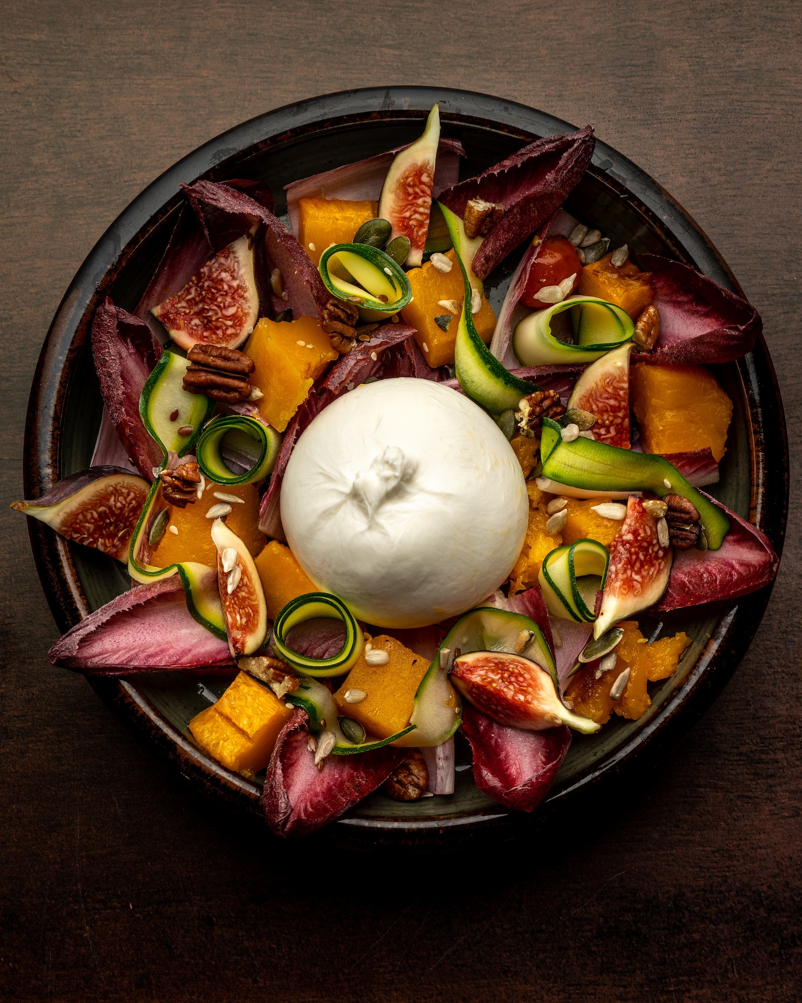 Burrata winter salad
